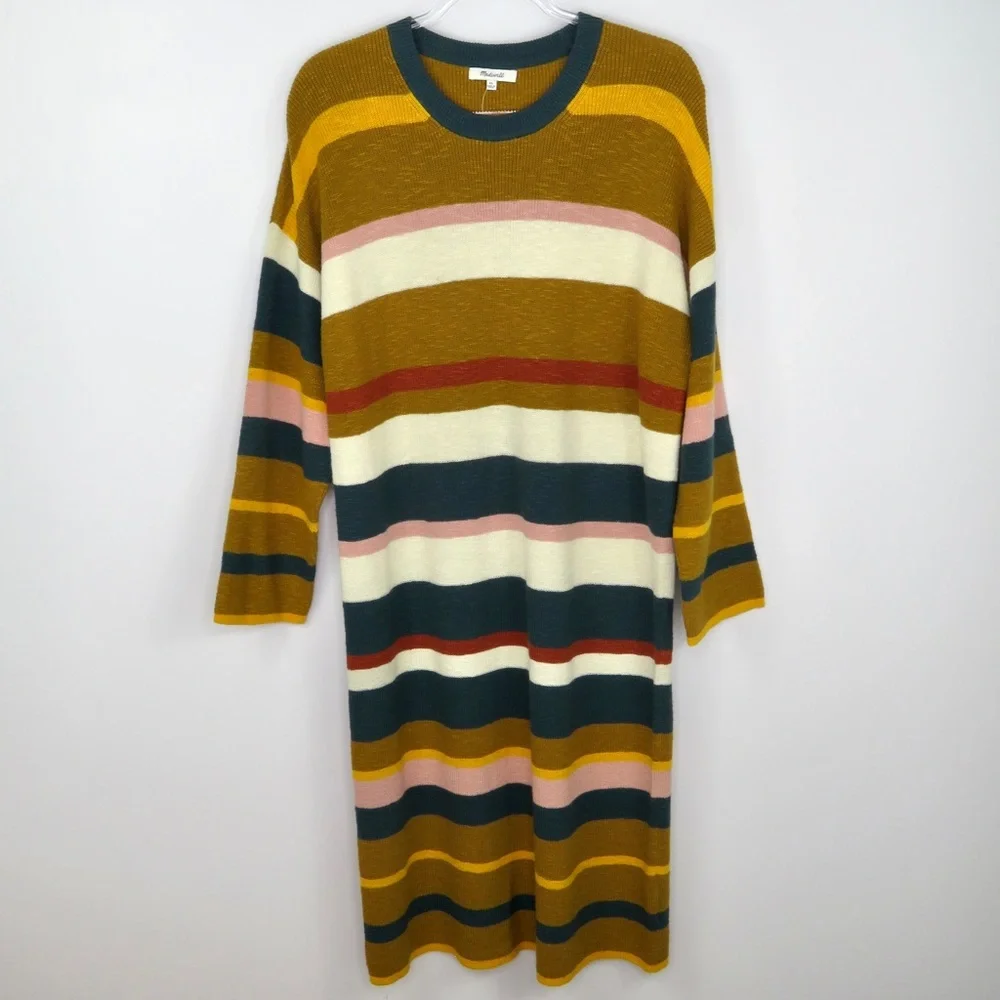Madewell Drop Shoulder Sweater Casual Maxi Dress - Picture 5 of 13
